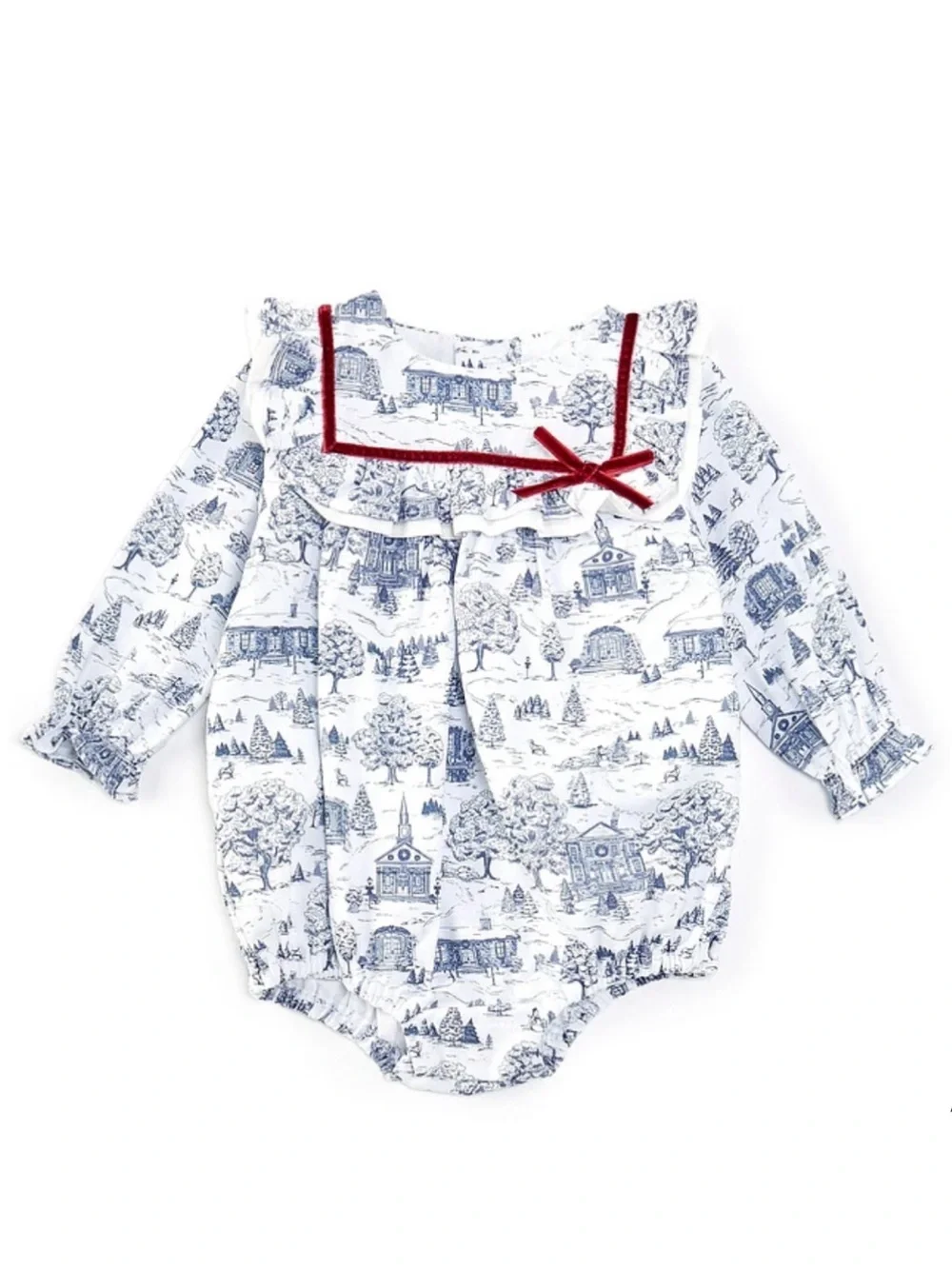 NEW Edgehill Collection x Darby Fallon Clark Ansley Toile Winter Romper